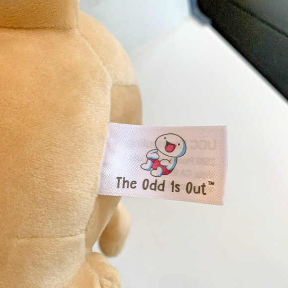 The Odd 1s Out Floof the Dog Plush UCC Distributing Tan 12 Inch Stuffed Animal - Picture 4 of 8